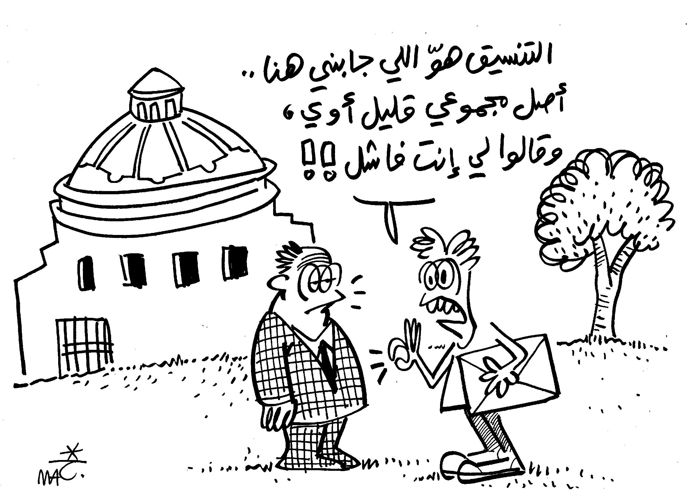 أزمة الكهرباء تتصدر الرسوم الكاريكاتيرية
