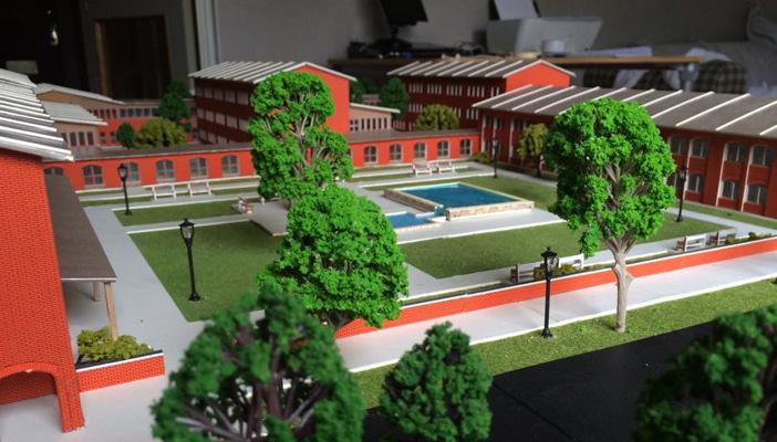 مهندس سوري يصمم مجسمًا لمبنى بلدية مدينة “بورلانج” السويدية