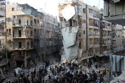 القصف الجوي على حلب يتوسع ليشمل مناطق في ريفها