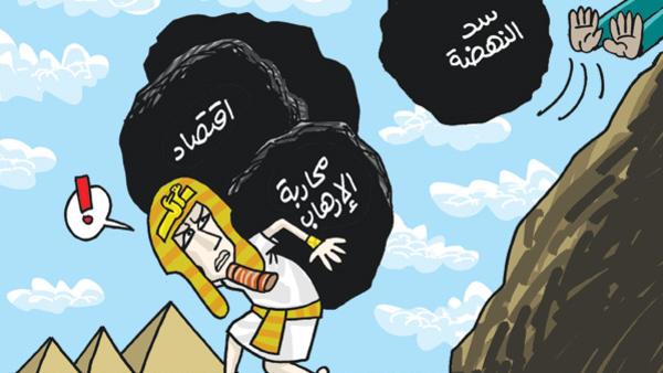 بالصور.. 2015 و2016 في رسوم الكاريكاتير