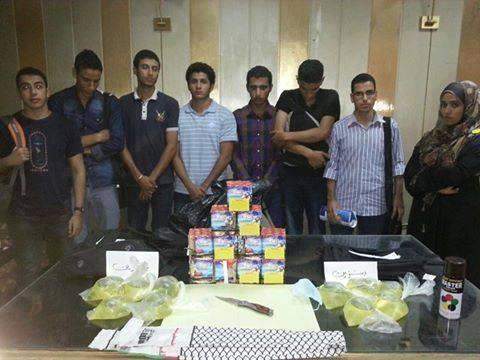 إحالة طالبة و6 آخرين بالمنصورة للمحكمة العسكرية