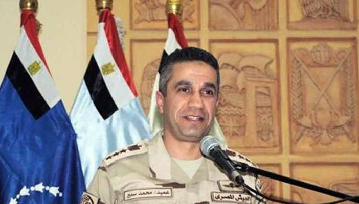 المتحدث العسكري: قوات الجيش تضبط مخزن متفجرات بسيناء