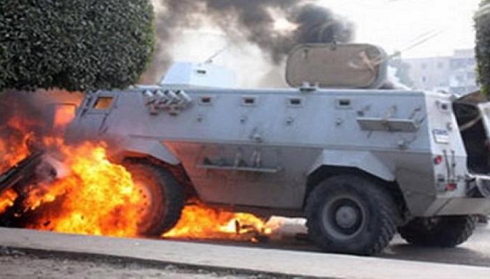 مقتل ضابطين و14 مجندًا اليوم خلال اشتباكات مسلحة شمال سيناء