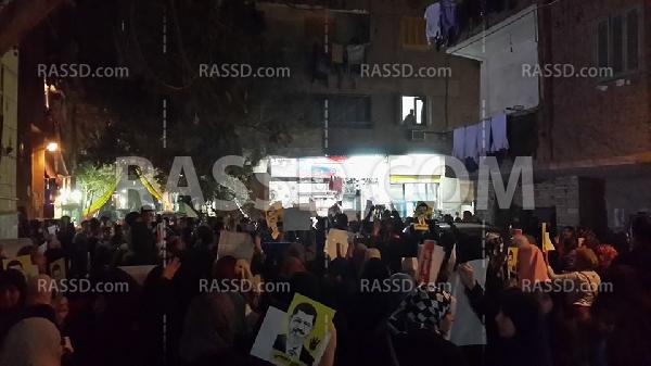 أمن الإنقلاب يعتدي على المتظاهرين بالمعادي