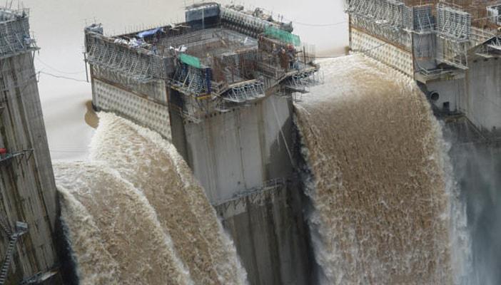 بالصور.. إثيوبيا بدأت حجز المياه عن مصر