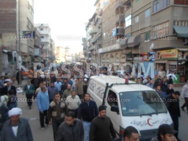 تشييع جنازة “محمد البش” قتيل البلطجية بدمياط