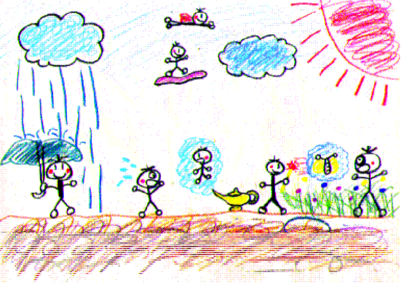 رسومات أطفالك تكشف عن مستوى ذكاءهم