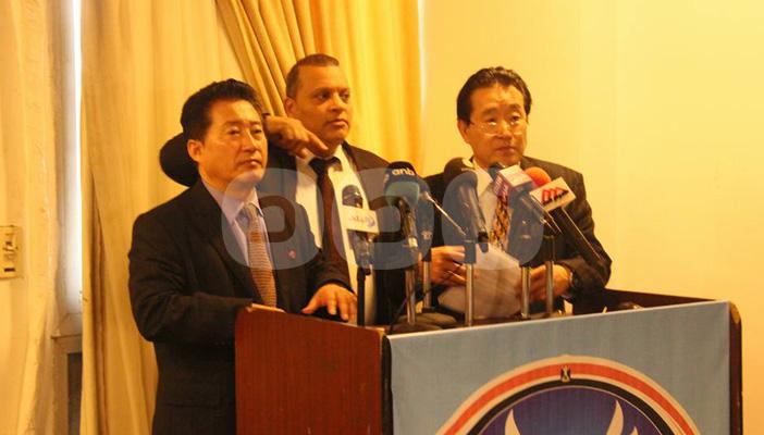 مصريون وكوريون يناقشون هيدروجينية كوريا الشمالية في مقر حزب الفضالي