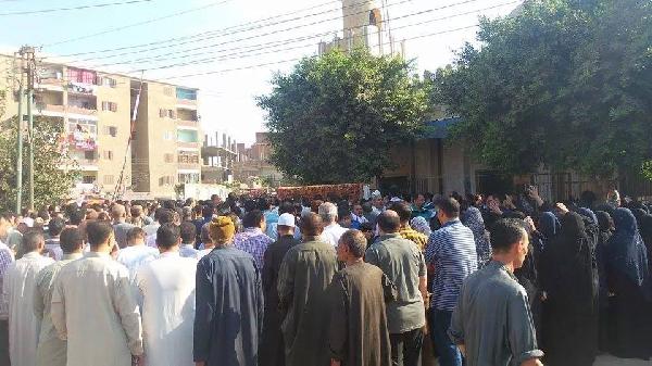 تشيع جثمان شهيد جمعة “معًا نثور” بالمطرية