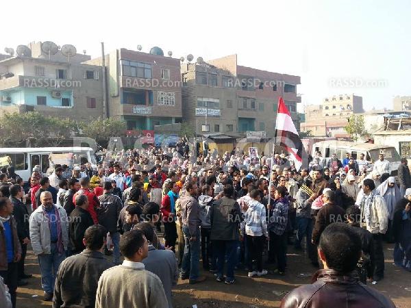 مسيرة صباحية بالمهندسين في جمعة إسقاط إستفتاء الدم