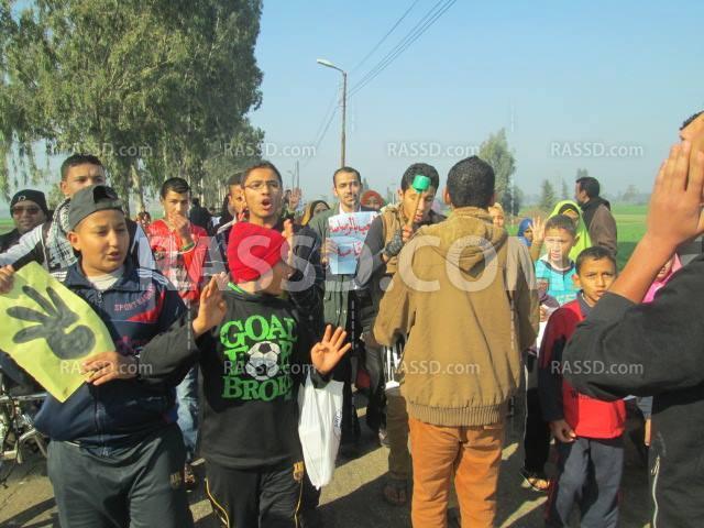 مسيرة للتحالف بقرية ميت حواى بالسنطة دعمًا للشرعية