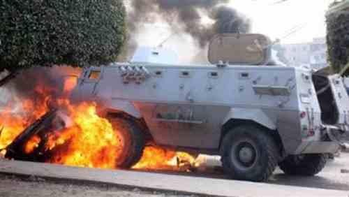 قتلى وجرحى في استهداف مدرعة للشرطة بشمال سيناء