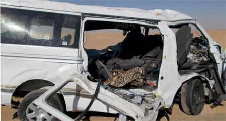 مصرع 6 أشخاص في حادث بأسوان