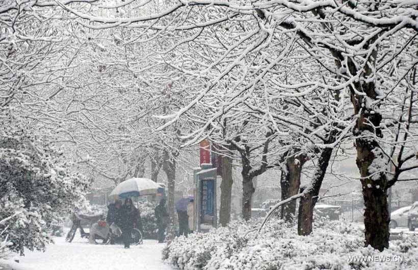 الصقيع في الغرب.. بهجة ونشاط وإنسانية