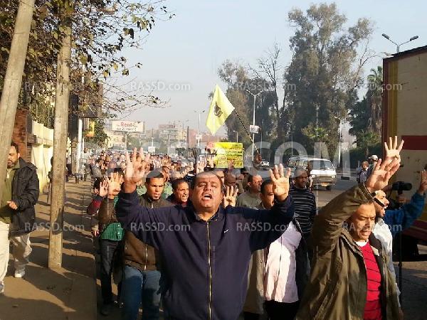 مسيرة صباحية فى الكيت كات فى أسبوع”إسقاط إستفتاء الدم”