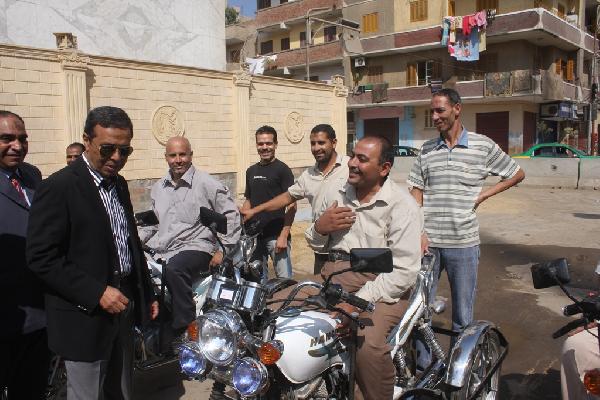 أمن الانقلاب يحاصر بني سويف للقبض على “الموتوسيكلات”