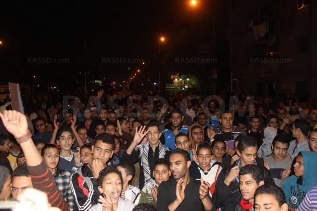 مسيرة لأهالي شبرا تؤكد على مقاطعة الاستفتاء