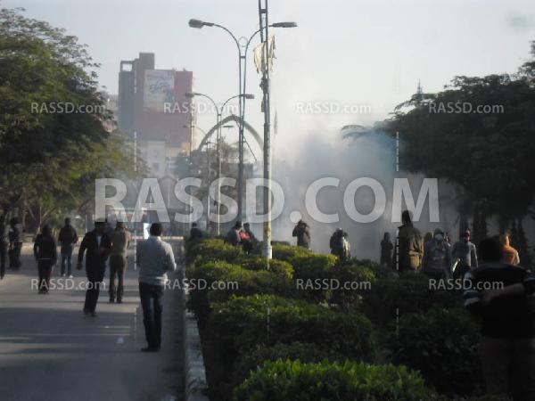 أمن الإنقلاب يقتحم جامعة أسيوط