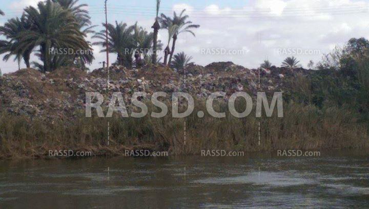 بالصور | الخطاطبة تستقبل زوارها بأكوام القمامة