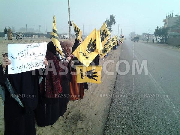 تظاهرات لمعارضي الانقلاب بفاقوس للدعوة لـ25 يناير