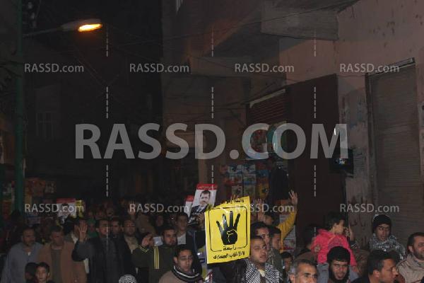 التراس نهضاوي يقود تظاهرة رافضة للإنقلاب بأوسيم