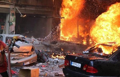 4 قتلى وعشرات الجرحى فى انفجار بالضاحية الجنوبية ببيروت