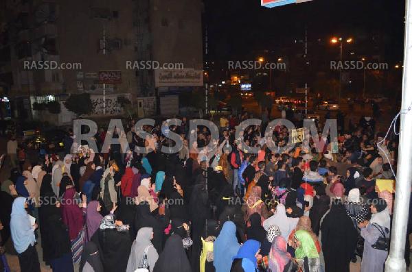 مسيرة ليلة ببورسعد ضد حكم العسكر