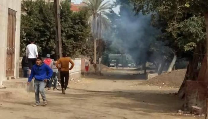 إطلاق نار عشوائي من قبل قوات الأمن على قرية  الدكتور مرسي