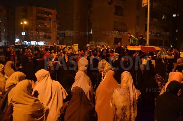 صور..مظاهرة تطالب بإسقاط الإنقلاب ببورسعيد