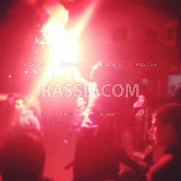 بلطجية يهاجمون مسيرة ليلية بقويسنا