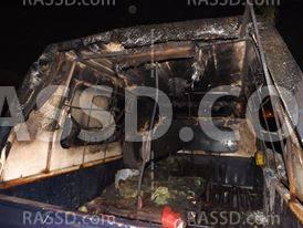 “عفاريت ضد الإنقلاب” تحرق “بوكس للشرطة” بالبحيرة