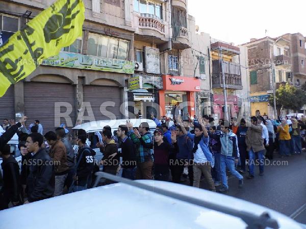 مسيرة لجبهة الطلاب الأحرار في الإسكندرية