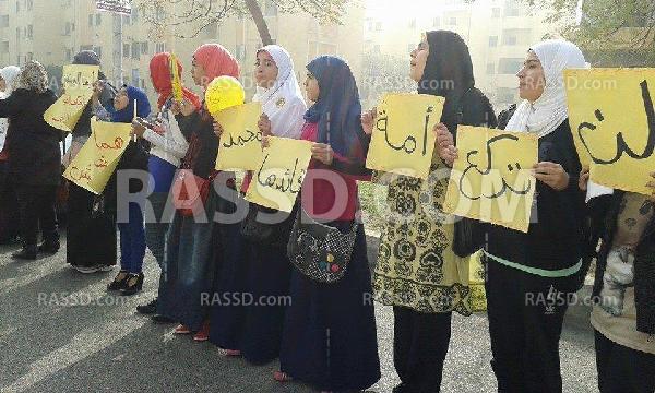 وقفة لـ”طلاب ثانوي ضد الانقلاب” بالشيخ زايد للإفراج عن المعتقلين