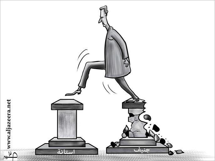 محادثات أستانا وأزمة أبوتريكة.. أبرز الكاريكاتيرات