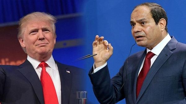 تعرف على تفاصيل المكالمة الهاتفية بين السيسي وترامب