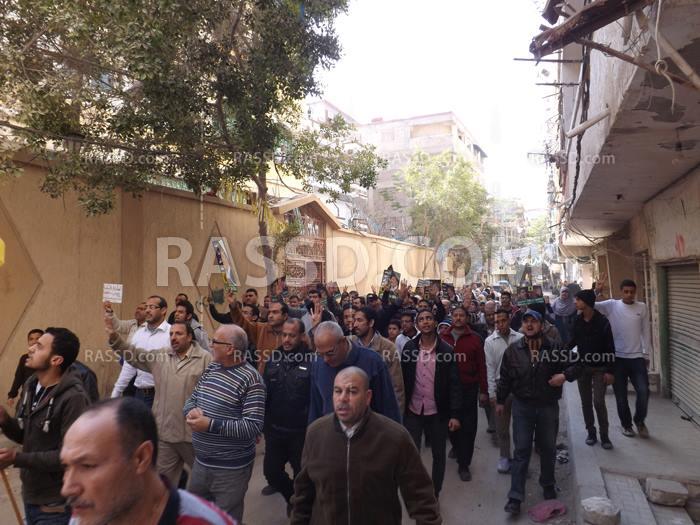 “حى حى.. 25 جى” هتاف مسيرة الهانوفيل بالأسكندرية