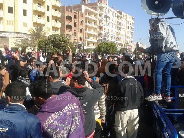 مسيرة لتحالف دعم الشرعية بـ ٦ أكتوبر