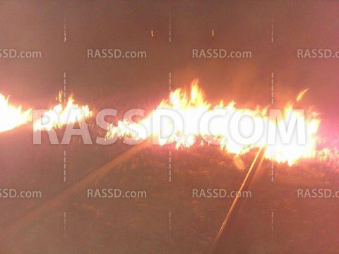 مجهولون يقطعون شريط السكة الحديدة بقنا