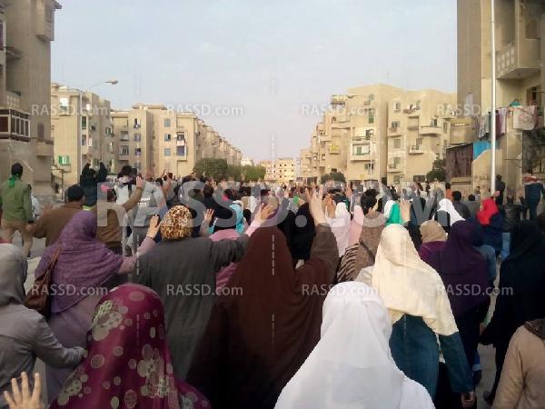 مسيرة مناهضة للانقلاب في 6 أكتوبر