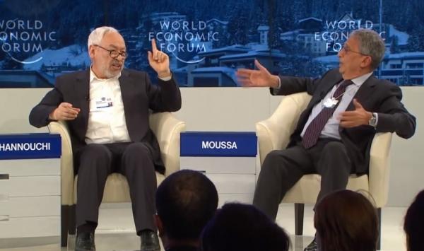 فيديو..الغنوشى لموسى: أنت تدافع عن قضية لا يمكن الدفاع عنها