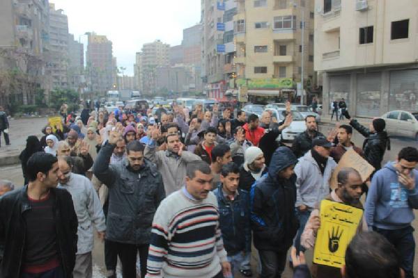 فعاليات حاشدة لتحالف الشرعية تنديدا بمحاكمة “مرسى” بالاسكندرية