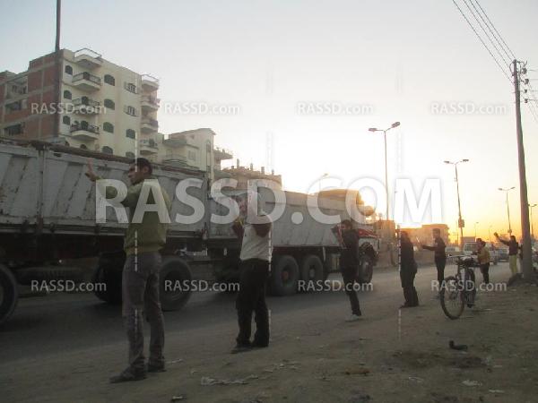 سلسلة بشرية لتحالف دعم الشرعية في مدينة بلبيس بالشرقية