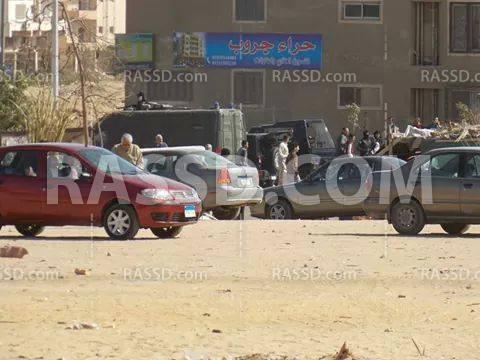 بالصور |أمن الانقلاب يعتدي على المتظاهرين في “اكتوبر”