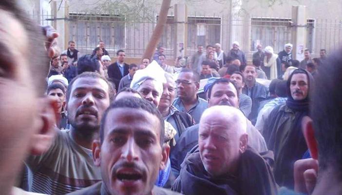 وقفة احتجاجية لأصحاب البقالات التموينية بالبحيرة