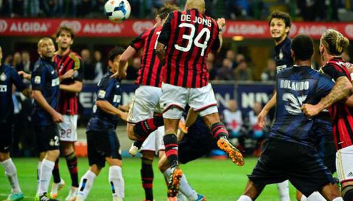 إي سي ميلان يسحق الإنتر بثلاثية نظيفة