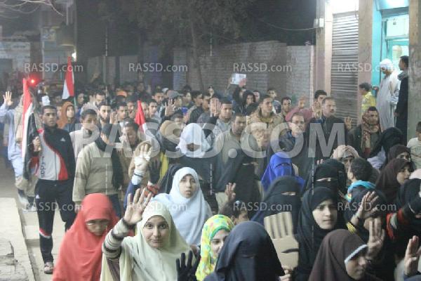 الفيوم .. مسيرة ليلية مناهضة للإنقلاب بسنورس