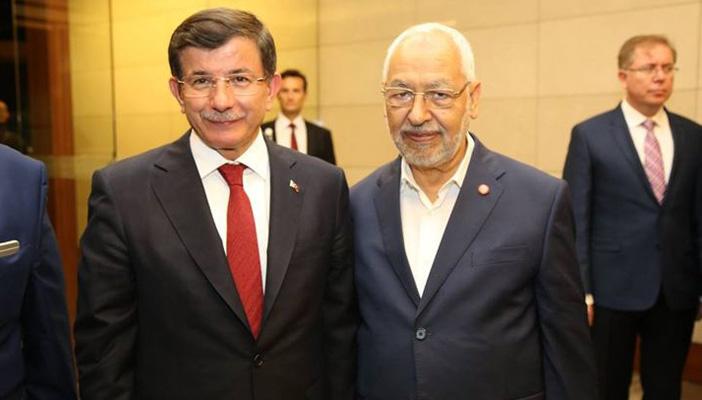 داود أوغلو يشيد بالتجربة التونسية أثناء استقباله راشد الغنوشي بأنقرة