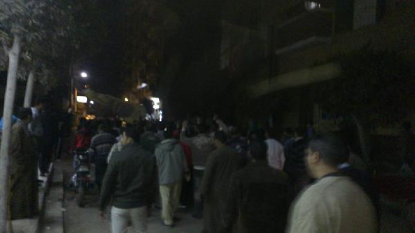 مسيرة مناهضة للإنقلاب بكفر الزيات