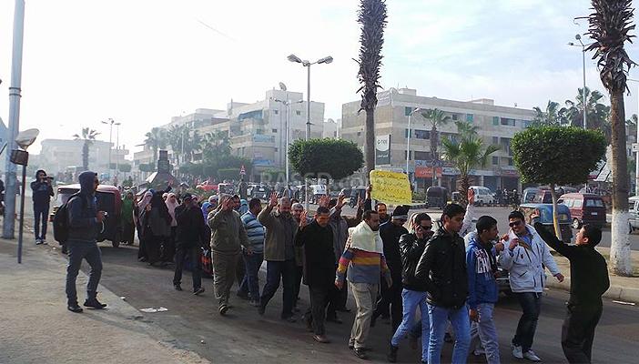 ثوار برج العرب: ثورة ومحدش هينام لازم السيسى ياخد إعدام