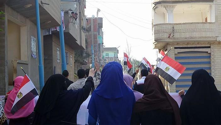 فعاليات صباحية بالدقهلية تنديدًا بإرهاب الانقلاب